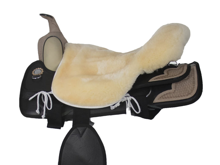 Engel Reitsport Lammfell Sattelsitzbezug Western (Sabez 2, ohne Hornausschnitt/Horndurchlass) farben