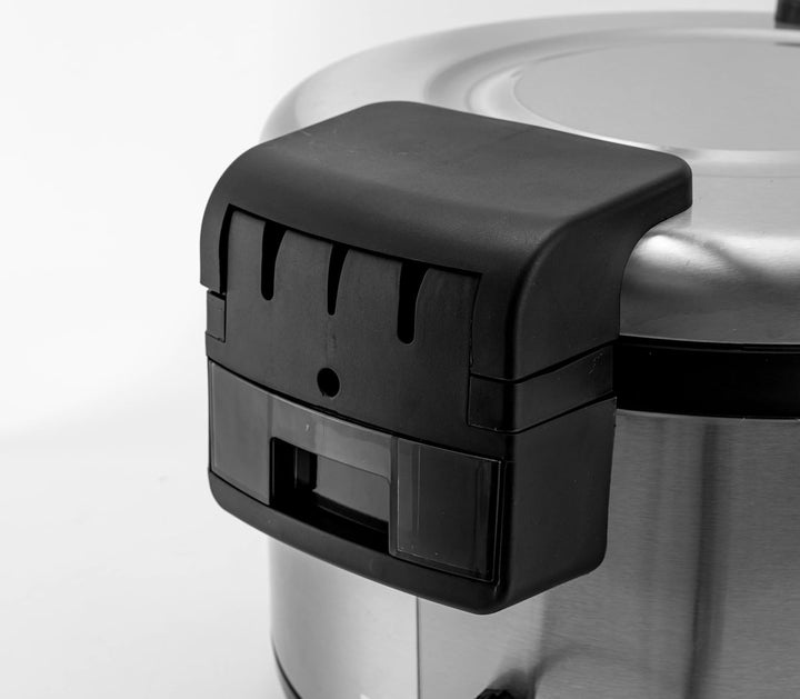 19-Liter-Reiskocher, Küchenreiskocher, Antihaft-Reiskocher, mit Reislöffel, Warmhaltefunktion, Antih