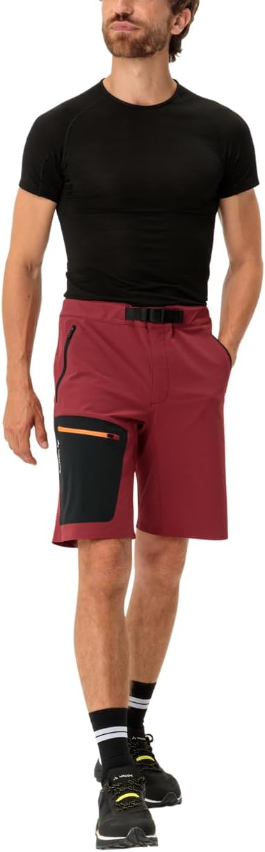 VAUDE Herren Shorts Men's Badile Shorts 46 Carmine, 46 Carmine