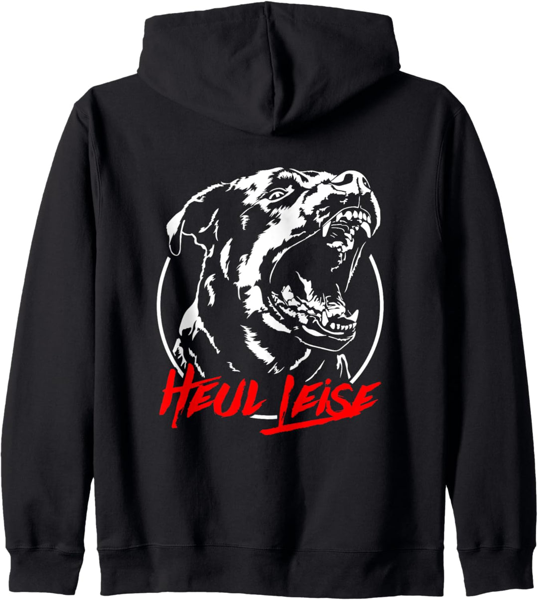 Rottweiler heul leise Hundespruch IGP Hund Hunde Kapuzenjacke