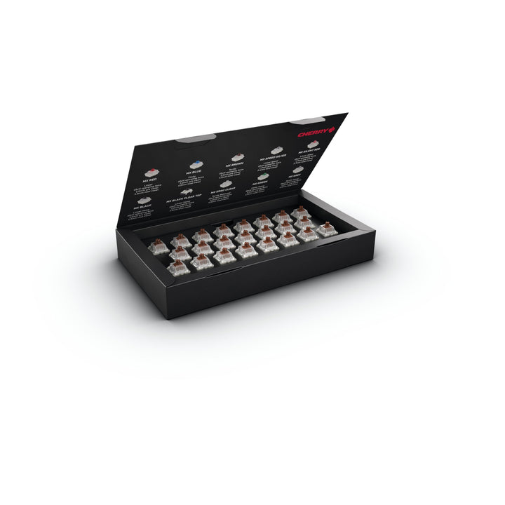 CHERRY MX RGB Brown Switch Kit, 23 Mechanische Tastatur-Schalter, für DIY, Hot Swap oder Gaming-Keyb