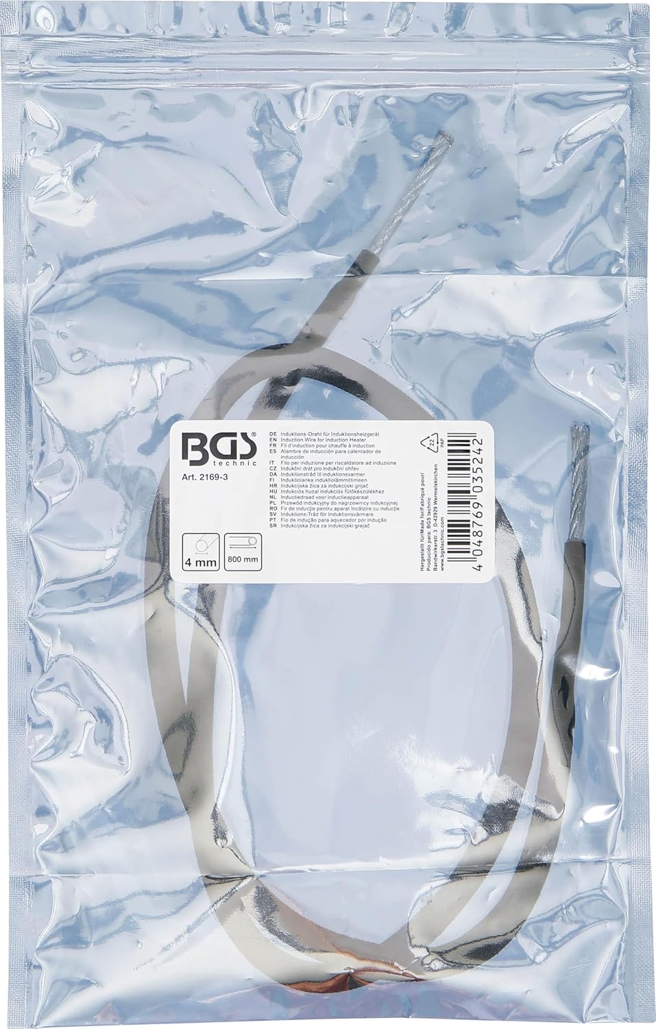 BGS 2169-3, Induktions-Draht für Induktionsheizgerät, für Art. 2169, 3390, 3391