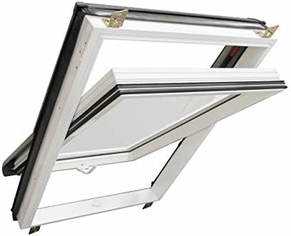 Dachdecker Favorit Roto Dachfenster aus Kunststoff mit Eindeckrahmen (114 x 140)