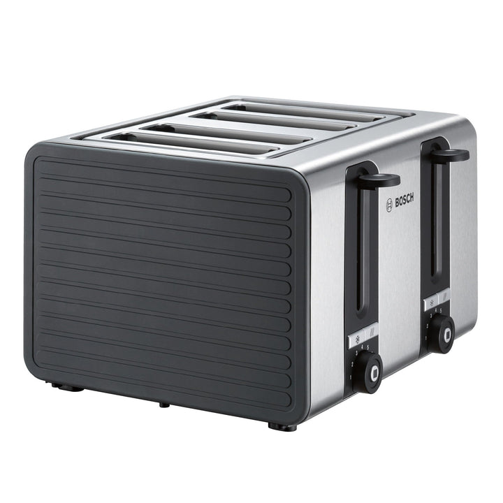 Bosch 4-Schlitz Toaster TAT7S45, mit Abschaltautomatik, mit Auftaufunktion, ideal für 4 Scheiben Toa