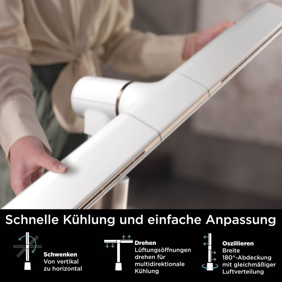 Shark TurboBlade Turmventilator, leise, Hochgeschwindigkeitssystem, Luftzirkulation bis zu 20 Meter,