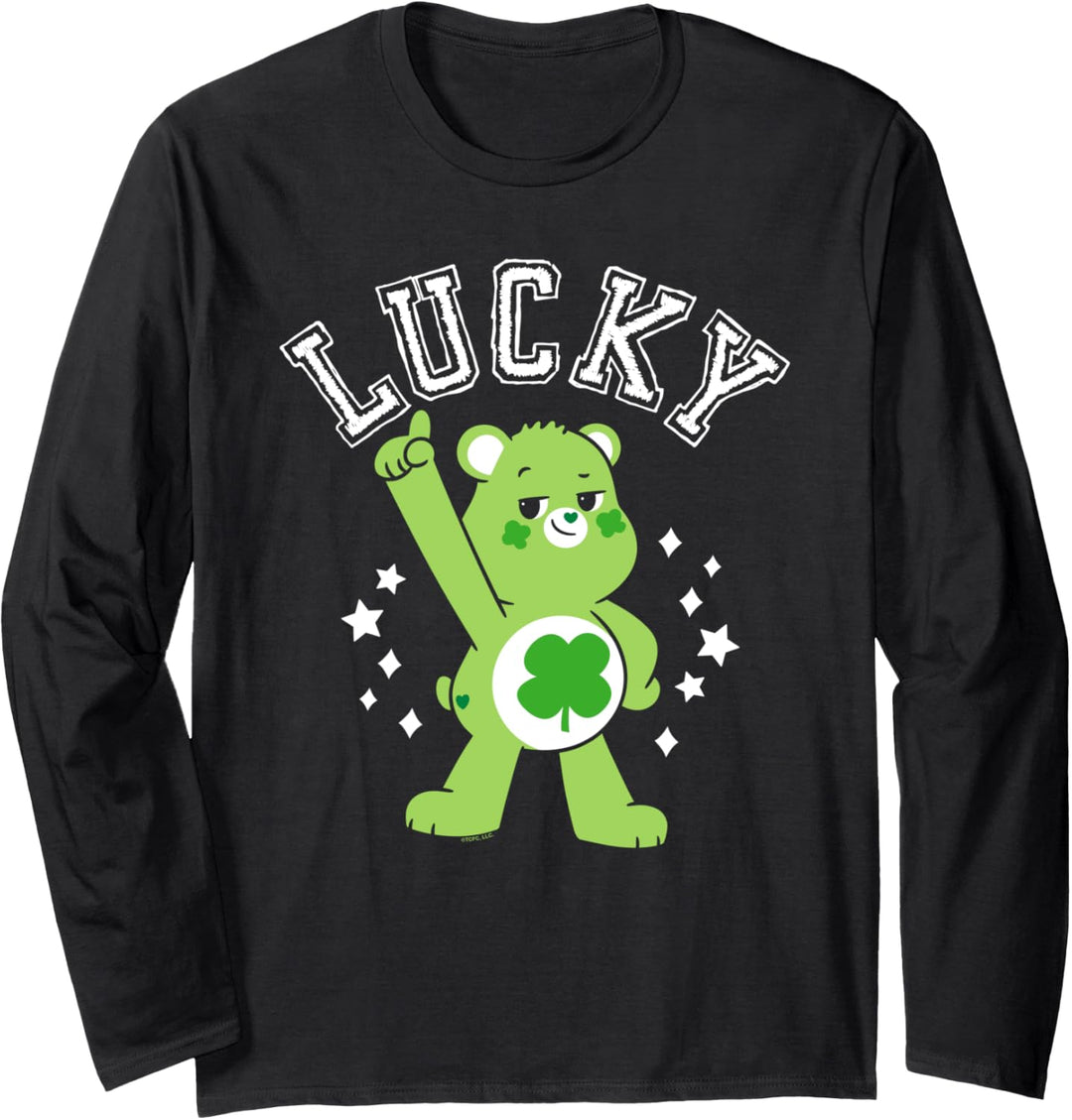 Care Bears: Unlock the Magic Good Luck Bear Lucky Collegiate Langarmshirt