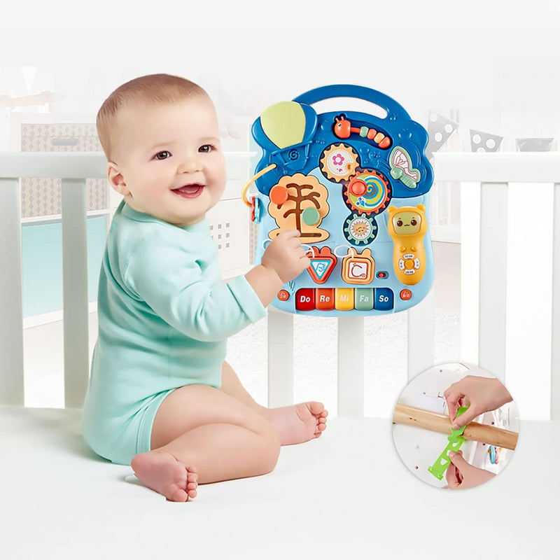 Baby Lauflernhilfe Mädchen Junge,Multifunktionale Lauflernwagen mit Licht-Musik und Spielen,Höhenver