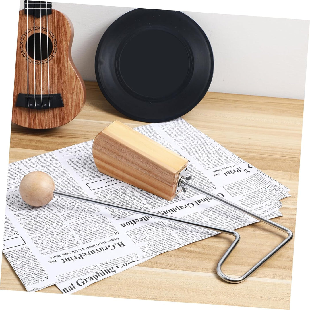 Yardwe Vibraslap Holzschlaginstrument Vibrationsplatte Klangspielzeug Musikinstrument Für Musiker Un