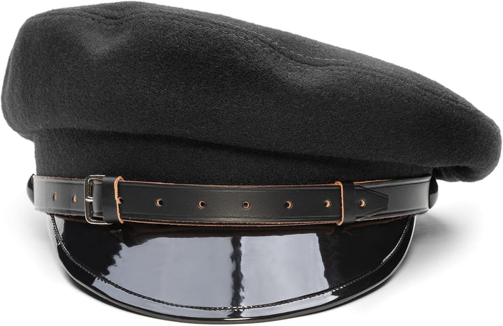 Sterkowski Maciejowka Model 1 Mütze | Wolle Schirmmütze für Herren und Frauen | Elegant Breton Mütze