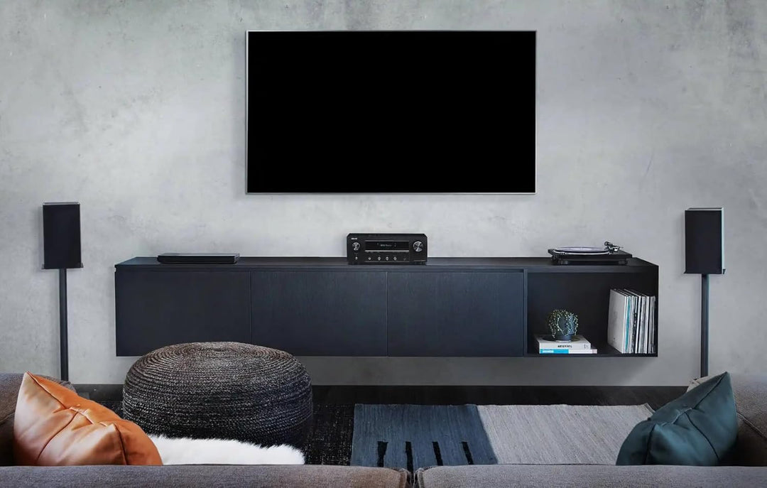 Denon DRA-800H Stereo Receiver und Verstärker, Alexa Kompatibel, 5 HDMI Eingänge, Phono-Eingang, Blu