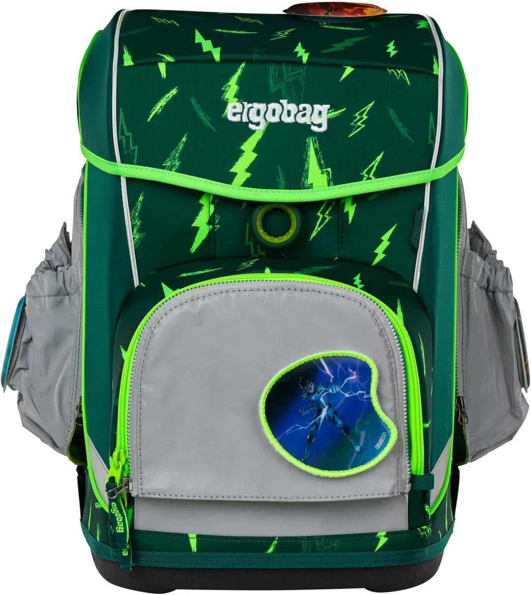 ergobag pack Seitentaschen Zip Set Sichtbarkeits-Set mit Seitentaschen pack cubo und cubo light Set