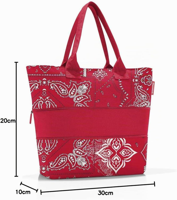 reisenthel Unisex Shopper Schultertaschen Bandana Red, Bandana Red
