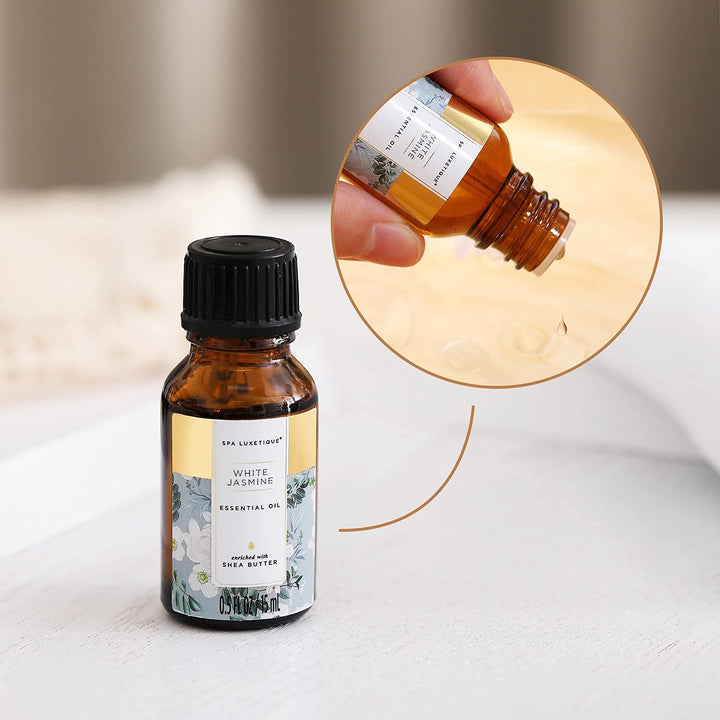 Geburtstagsgeschenke für Frauen-Spa Luxetique Spa-Geschenk-Set, 8pcs Jasmin Badeset mit ätherischem