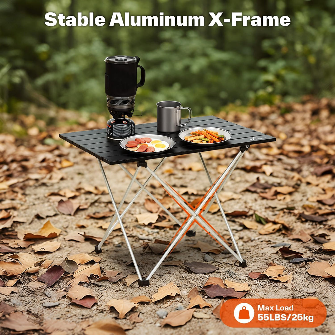 Campingtisch Klapptisch Camping, Aluminium Klapptisch Camping Tisch Faltbarer Picknick-Tisch Tragbar