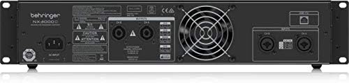 Behringer NX3000D Ultraleichter 3000-Watt-Class-D-Leistungsverstärker mit DSP-Steuerung und SmartSen