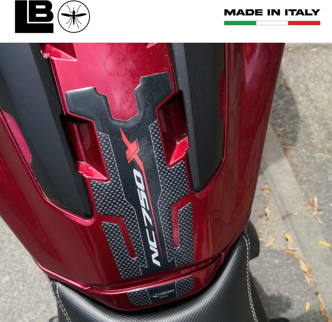 LABELBIKE 3D Aufkleber Motorrad Tankpad Honda | NC750X 2016-2020, Harzschutz, Kratzfestigkeit, Dekor
