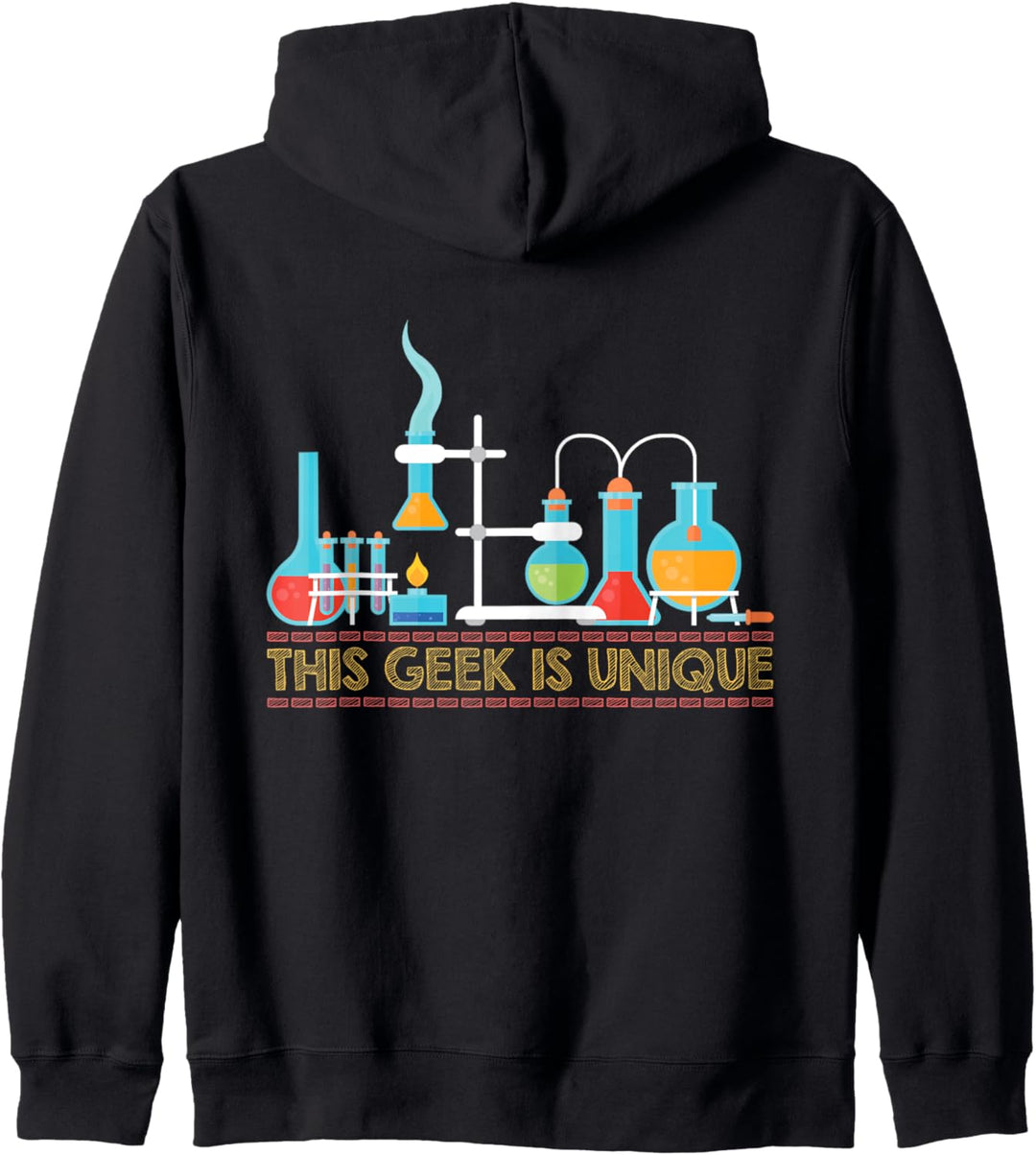 This Geek is Unique Science Birthday and Math Geek Birthday Kapuzenjacke