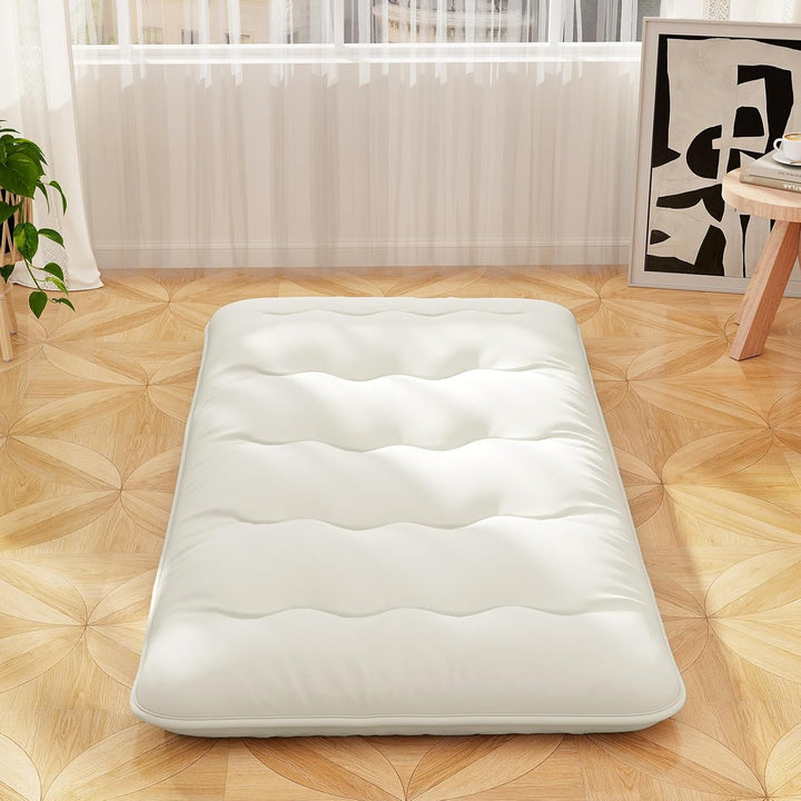 COSTWAY Japanische Futon Matratze, Tatami-Matte, Bodenmatratze, Klappmatratze mit waschbarem Bezug,
