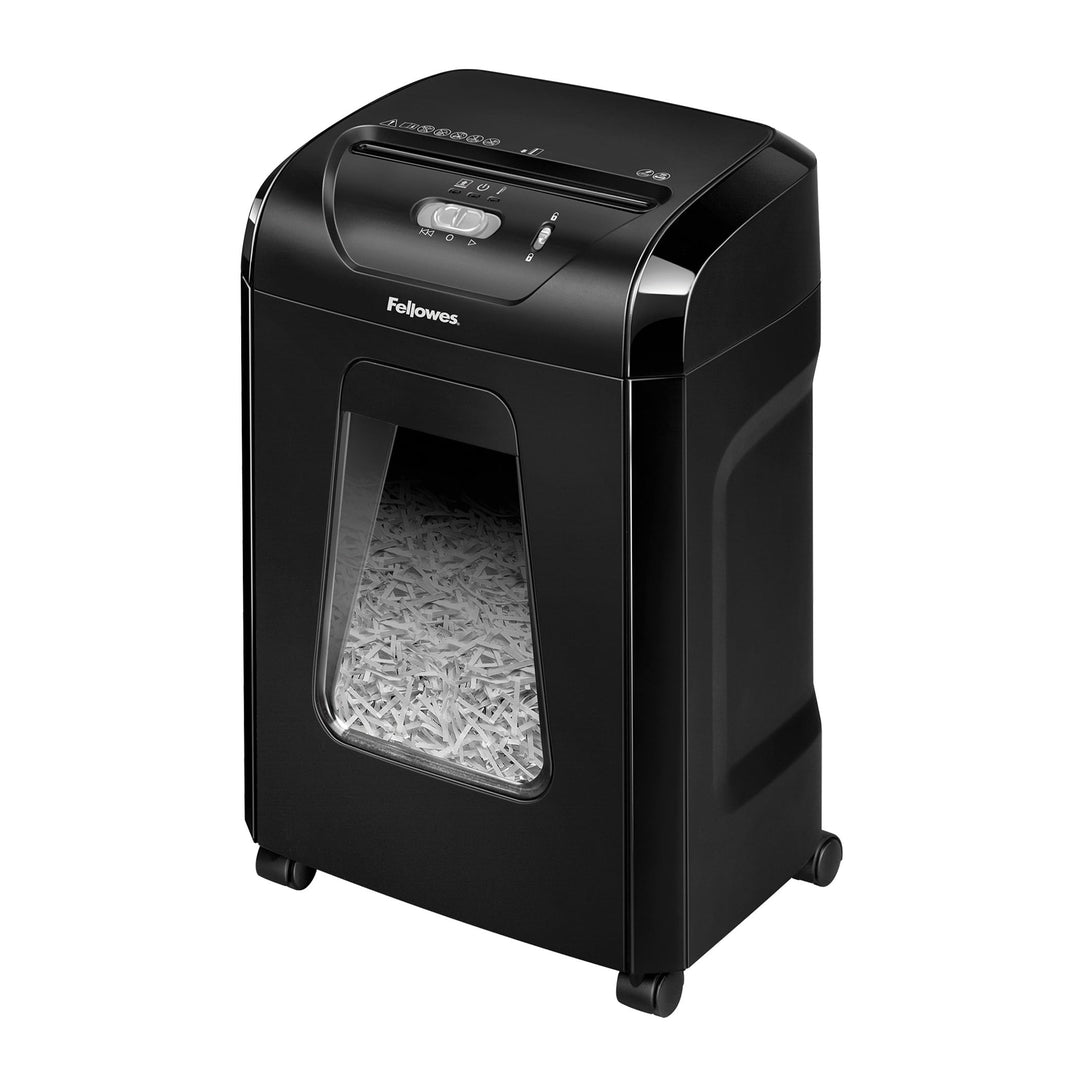 Fellowes FS-15C Aktenvernichter, Kreuzschnitt, 15 Blatt, P4, 19L Auszugsbehälter, Hochsicherheit, Pa