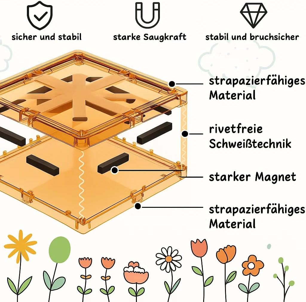 Magnetische Fliesen, STEM-Bauspielzeug mit 100 Teilen, sensorische magnetische Bausteine für Kleinki