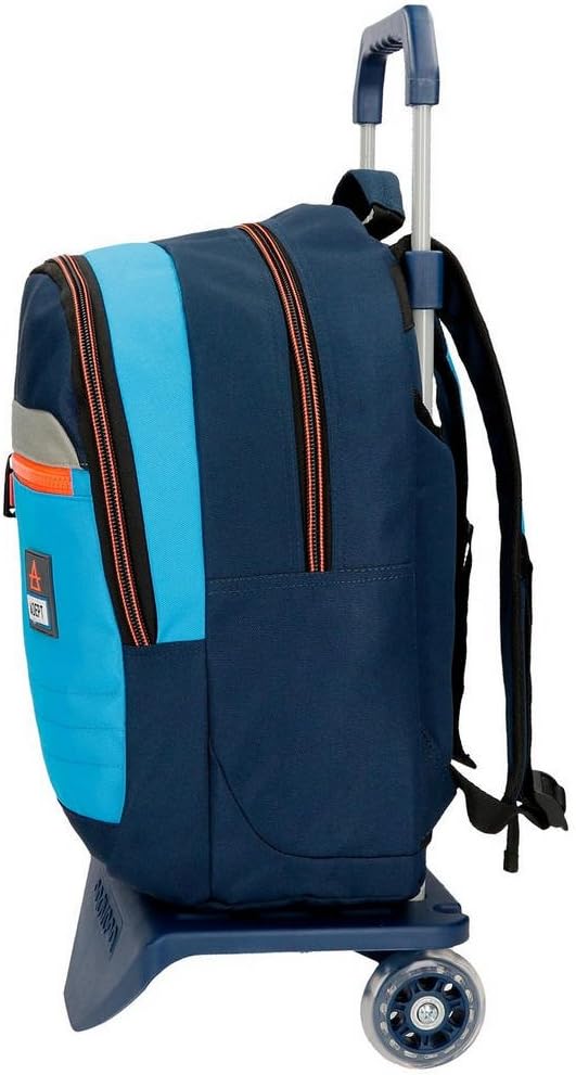 Adept 90923N1 Power Laptop-Rucksack mit Trolley Blau 32x42x16 cms Polyester 15,6" 21.5L Rucksack 42