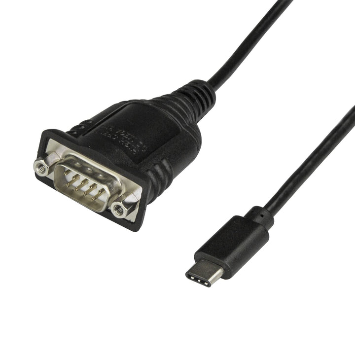 StarTech.com USB-C auf Seriell Adapter mit COM Retention - USB C zu RS232 Kabel - USB C zu DB9 Kabel