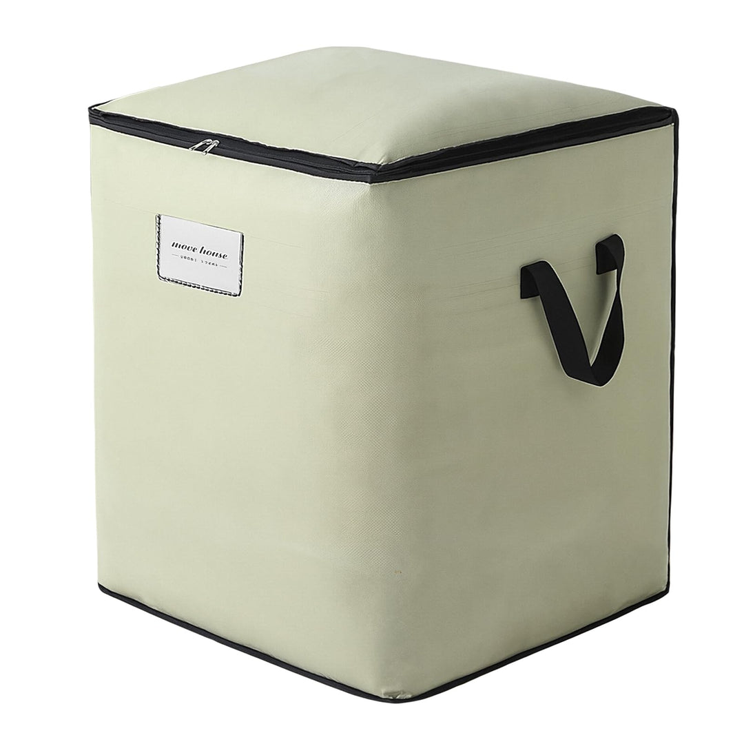 Grosse Packtasche, beige, 150 l, strapazierfähige Umzugskartons mit Reissverschluss und Griffen, was