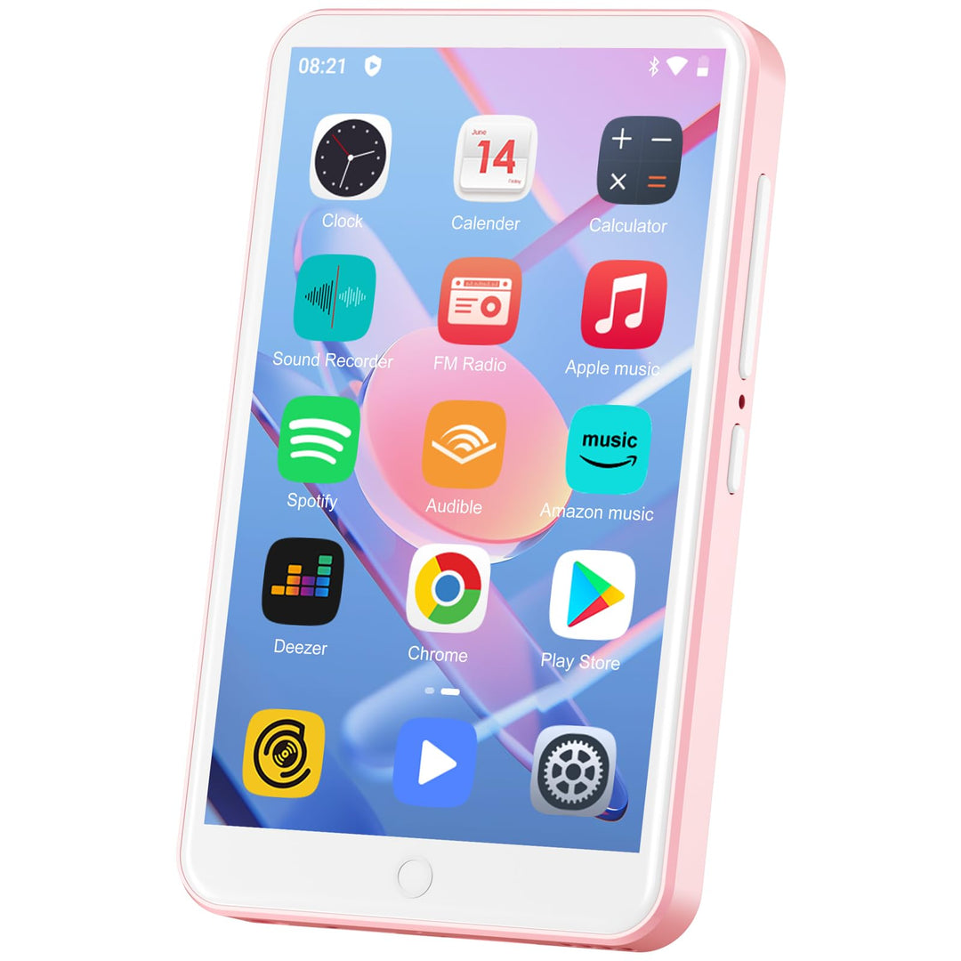 MP3 Player mit Bluetooth und WiFi, Oilsky 80GB 4 Zoll Android 9.0 Mp3, 1080P Touchscreen MP4 Player,