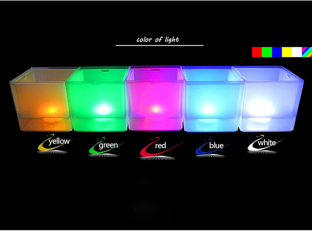 MINRS LED EisküBel, Ice Bucket 3.5L mit Farbwechsel Wein- & Sektkühler Eiswürfeleimer Sektkühler Fla