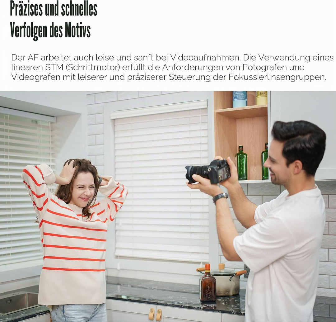 7artisans AutoFocus 50mm F1.8 Vollformatobjektiv, F1.8 grosse Blende, unterstützt automatische/manue
