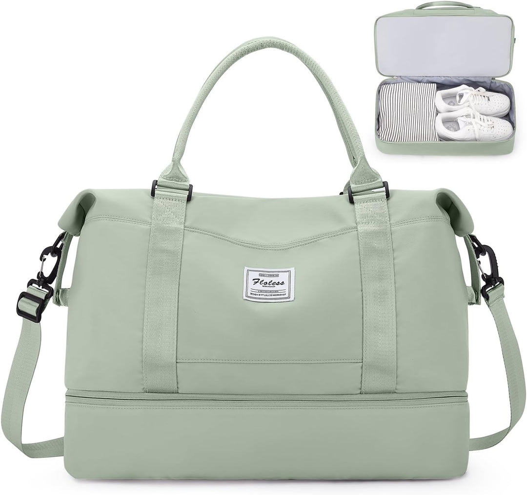Reisetasche Damen Handgepäck Tasche Sporttasche Weekender Bag Schwimmtasche Wasserdicht Travel Bag D