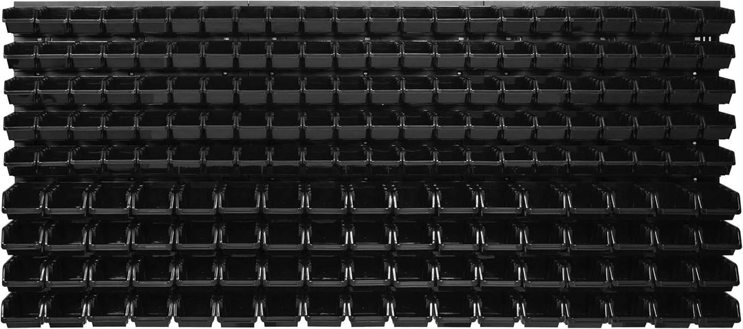 botle Lagersystem Wandregal 1734 x 780 mm | 178 stck. Box | Stapelboxen Schüttenregal Sichtlagerkäst