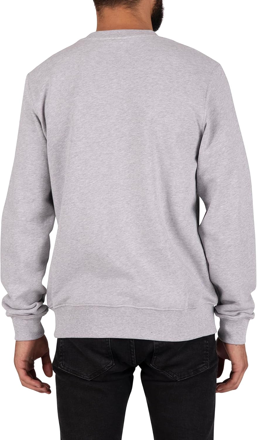 Lacoste Herren Sweatshirt SH1281, Männer Pullover,sportlicher Sweater,Logo XXL Silver Chine (Cca), X