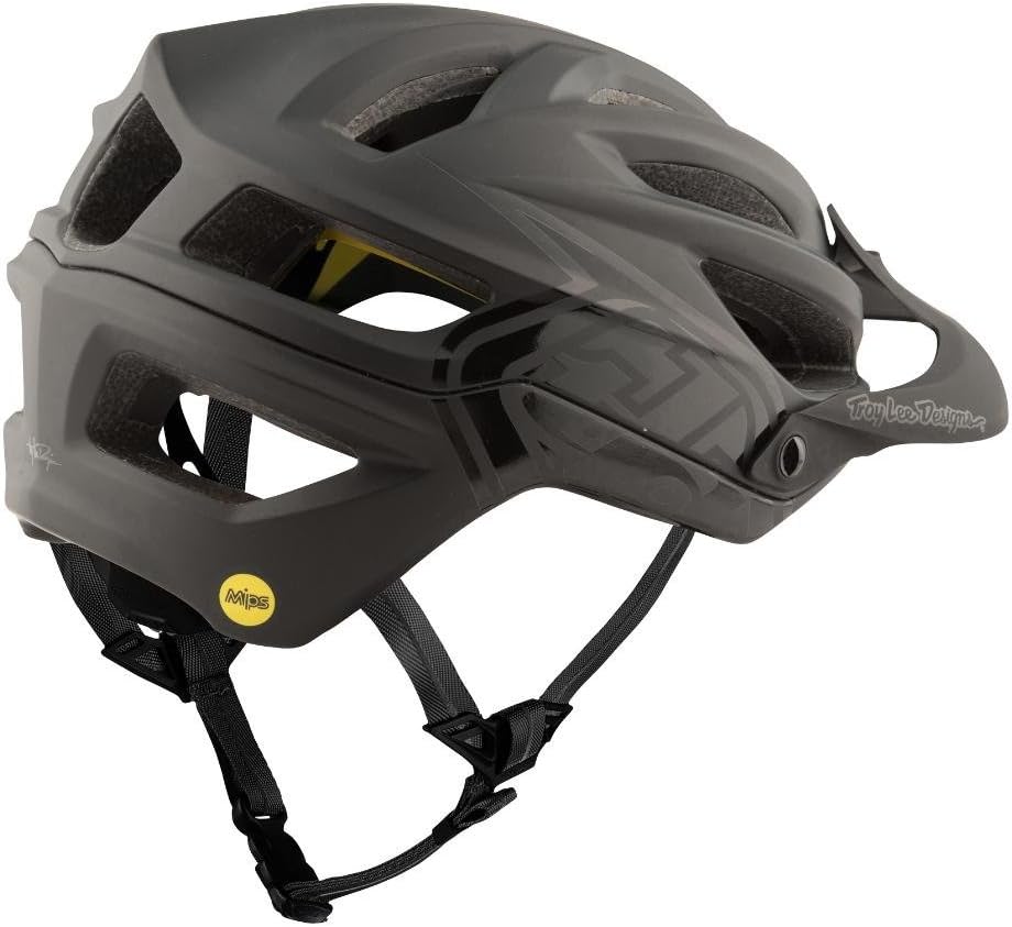 Troy Lee Designs Enduro MTB-Helm A2 MIPS Decoy - Smokey Blau Schwarz XL/XXL | 60-63cm, Schwarz XL/XX