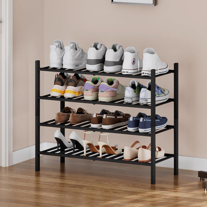 Bambus-schuhregal platzsparend,Schuhständer mit 3 Ebenen,Schuh Regal für Flur, Wohnzimmer, Schlafzim