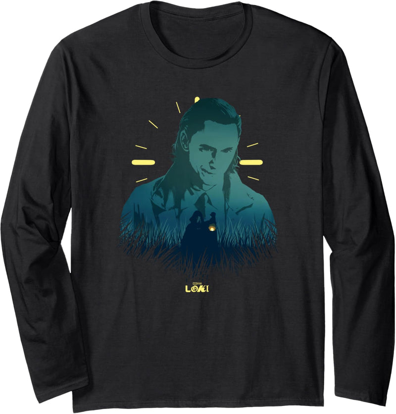 Marvel Loki Variant Loki Silhouettes Langarmshirt