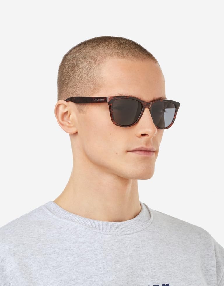 HAWKERS Herren One Sonnenbrillen (1er Pack) Einheitsgrösse Carey · Schwarz Dunkel, Einheitsgrösse Ca