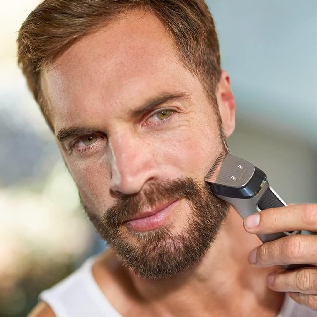 Philips MG7720/18 14-in-1 Barttrimmer und Haarschneider für Herren, optimale Präzision, Dual-Cut-Tec