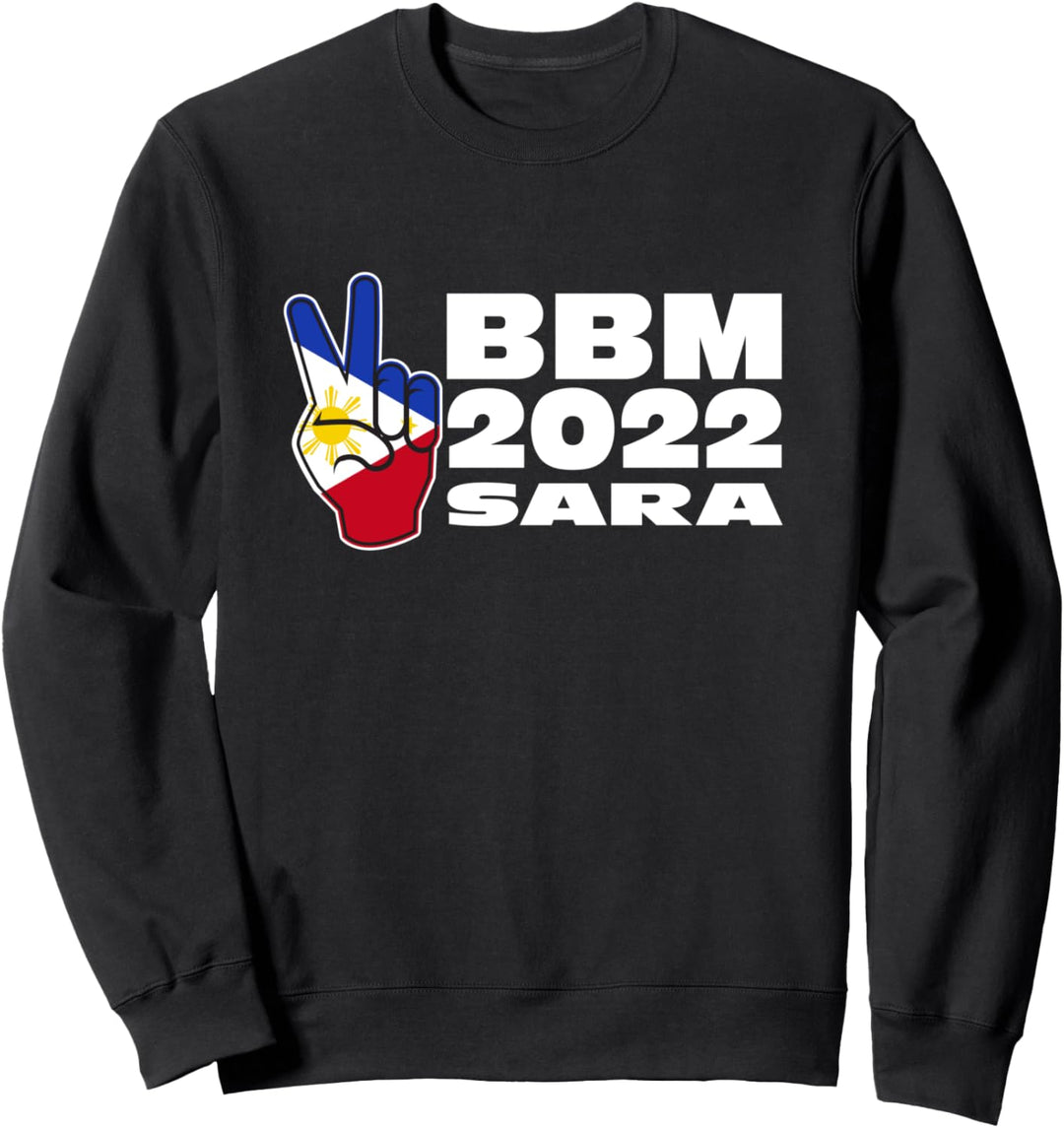 BBM 2022 Bongbong Marcos Sara Philippinen Flagge Rot Sweatshirt
