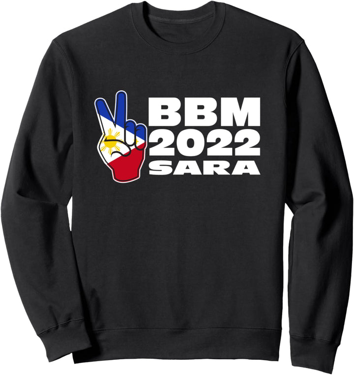 BBM 2022 Bongbong Marcos Sara Philippinen Flagge Rot Sweatshirt