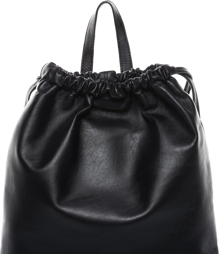 FEYNSINN BERLIN Rucksack NIK aus Premium Leder I Lederrucksack für Herren und Damen I Rucksack schwa