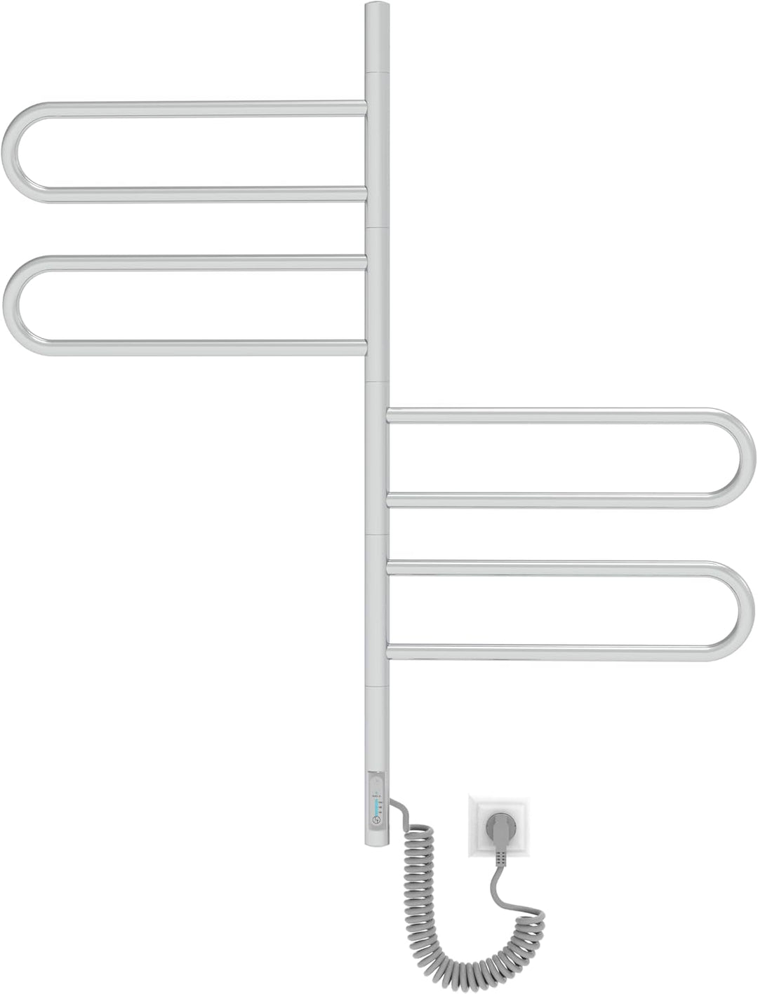 Elna® Handtuchheizkörper Elektrisch Chrom 100x46 cm, 103W - Badheizkörper Elektrisch Handtuchwärmer