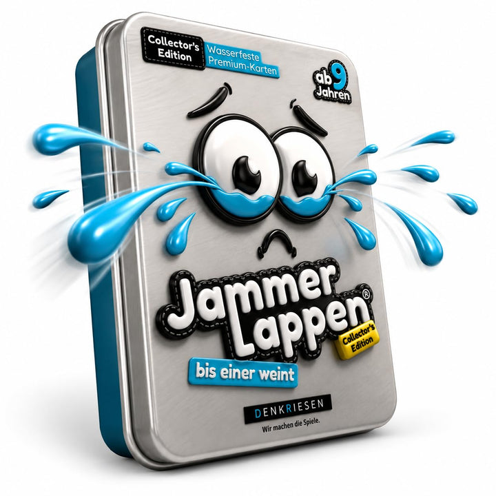 DENKRIESEN - JAMMERLAPPEN® – Collector's Edition | Kartenspiel | Ab 9 Jahren | 2-6 Spieler | Wasserf