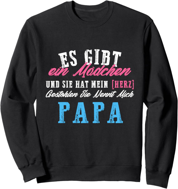 Sie Hat Mein Herz Lustig Papa Vatertag Geschenk-Idee Sweatshirt
