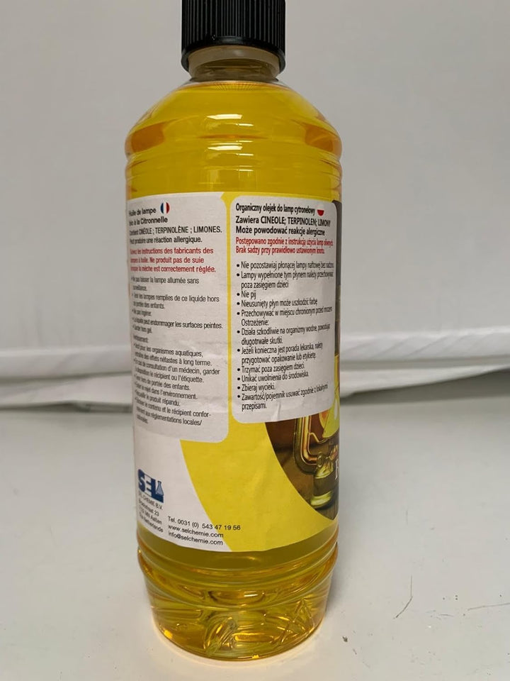 8 x 1000 ml Moritz Bio Lampenöl Citronella für Fackeln Öllampen Sturmlaternen Wandfackeln, 8