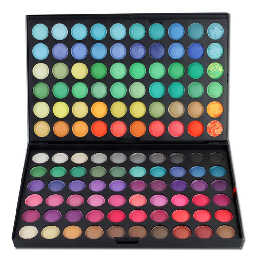 FantasyDay Profi 120 Farben Hochpigmentierte Warme Natürliche Matt Schminke Lidschatten Palette Make
