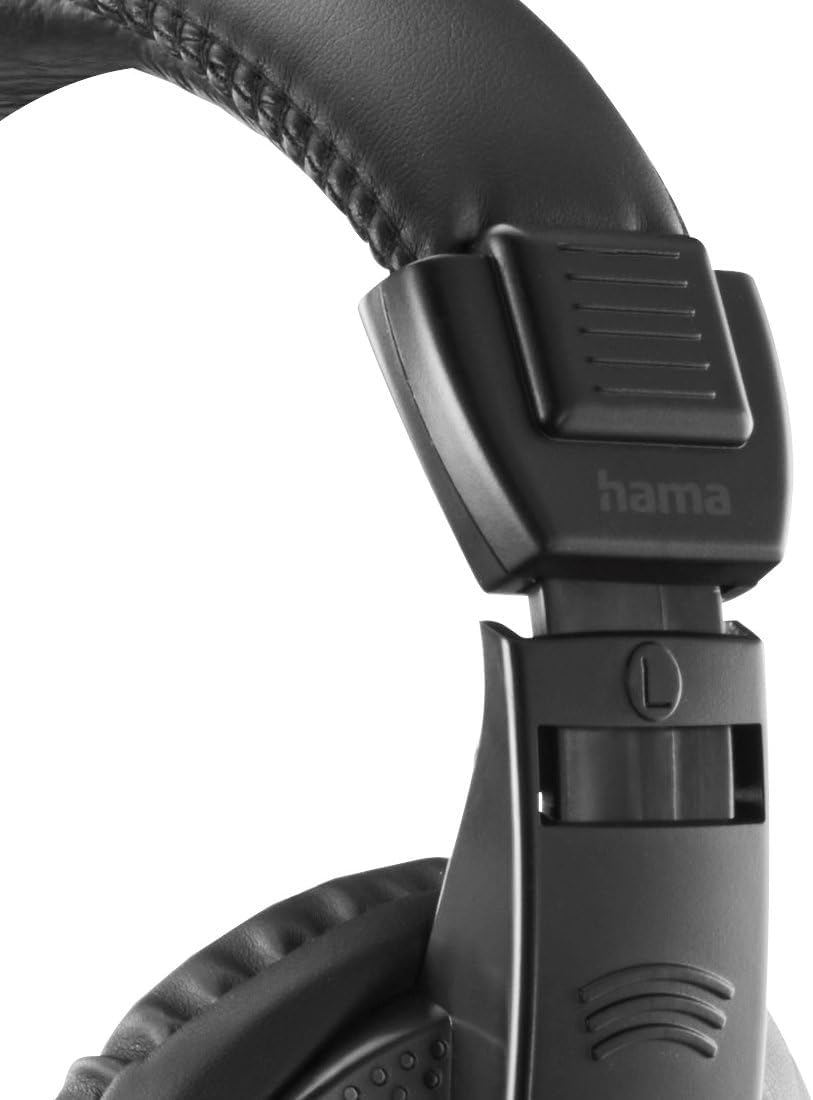 Hama Kopfhörer Shell II, Over-Ear, langes Kabel (2m), Schwarz 2 m, 2 m