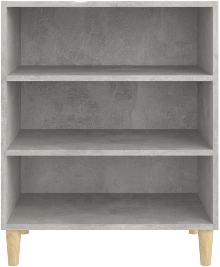 vidaXL Sideboard mit 3 Regalböden Bücherregal Standregal Beistellschrank Regal Bücherschrank Schrank