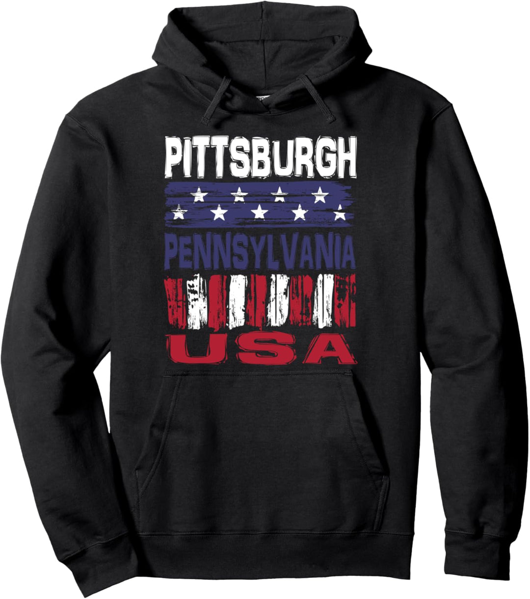 Pittsburgh Pennsylvania USA Pullover Hoodie