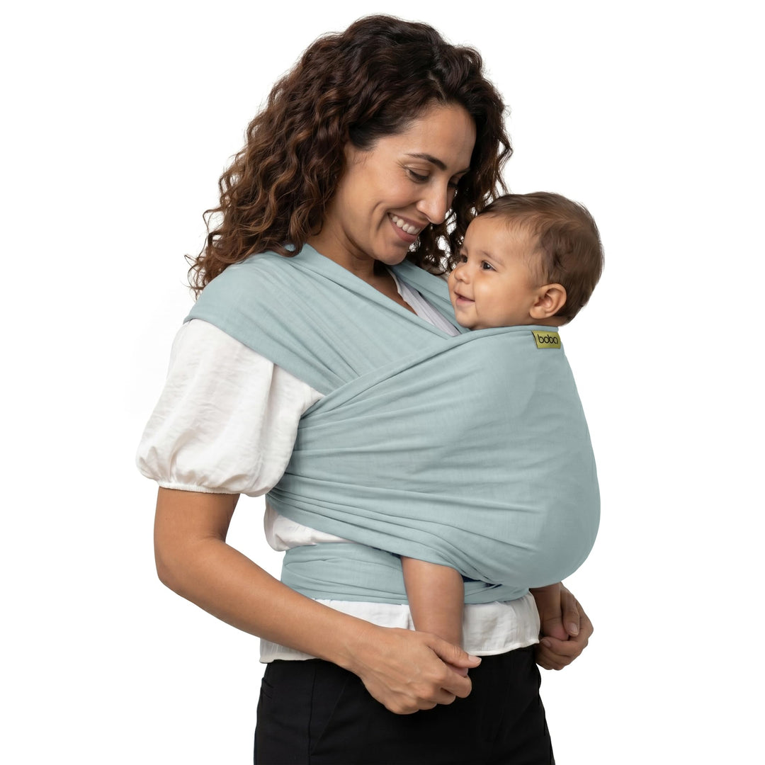 Boba Babytragetuch ab Geburt bis 15 kg - Kuschelweiche &amp; Atmungsaktive Bambusviskose, Tragetuch Baby